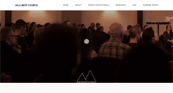 Desktop Screenshot of hillcrestchurch.info